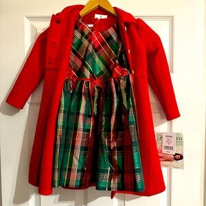 Bonnie Jean dress with matching jacket
